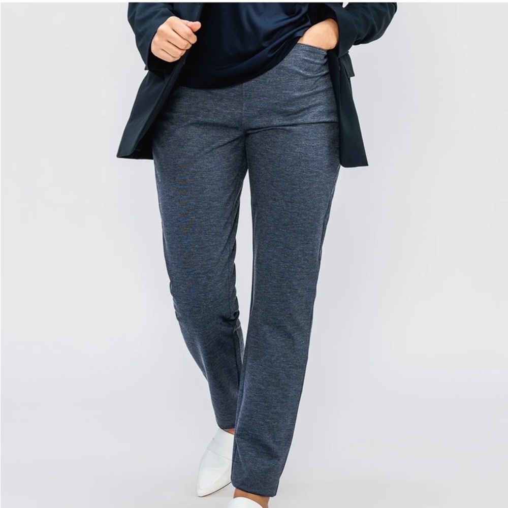 👖 Ministry of Supply Women’s Fusion Straight Leg Pants XXS Gray Stretch 👖